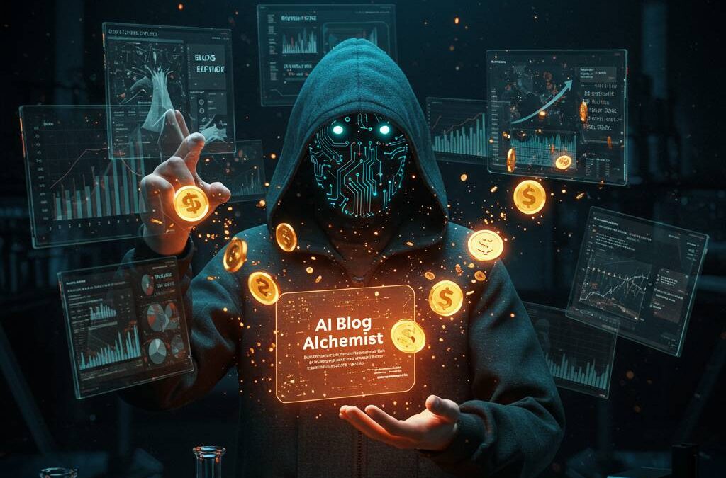 【革命到来】AIブログアルケミストが秘密裏に開発した文章生成技術で収益が10倍になった真実